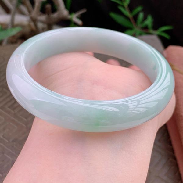Natural Burma Jade Princess Bracelet 54mm-62mm - Gift for Girlfriend or Mom