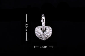 Crystal Charm Clip Earrings Hot GLE3550