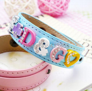 130pcs 8mm A-Z Half Rhinestone Slide Letter Charms DIY Alphabet