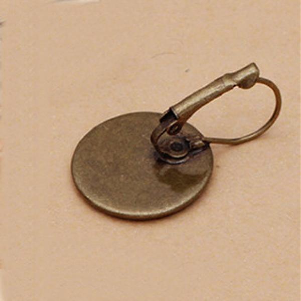 50pcs Copper Earring Settings Clip Base DIY Jewelry Making