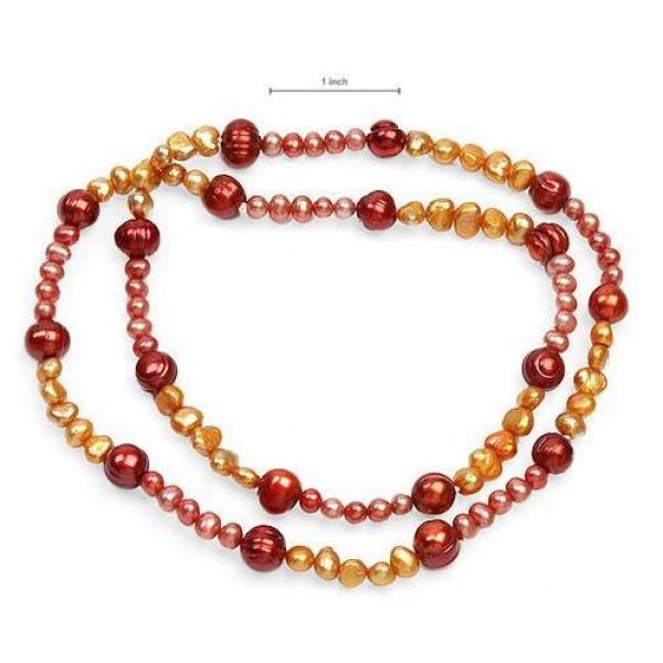 AA Store Pearl Necklace Multicolor Baroque Freshwater Pearls Women's Jewelry