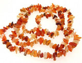 Red Agate Gemstone Loose Beads 32'' Full One Strand DIY Jewelry