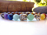 Elephant Buddha Chakra Bracelet for Yoga Meditation