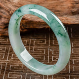 Natural Burmese Jade Light Flower Bracelet Princess Jewelry Gift