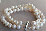 Freshwater Pearl Bracelet AA 8-9MM Magnet Clasp