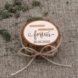 Rustic Wood Ring Box Wedding Ring Holder Engagement Anniversary Gift