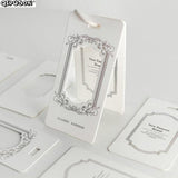 PK022 Shape Tag Hang Tag Printing Foil Hang Tag Kids Labels Clothes
