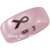 Classic Pink Ceramic Wedding Band
