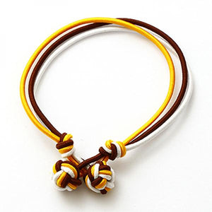 S33 Rope Chain Elastic Bracelets & Silk Knot Cufflinks
