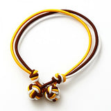 S33 Rope Chain Elastic Bracelets & Silk Knot Cufflinks