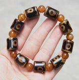 18x15mm Tibet Agate Chakra Bracelet Bead