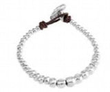 925 Silver Red Green Charm Bracelet
