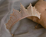 Crystal Rhinestones Tiara Crown Wedding Bridal Hair Accessory