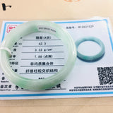 Zheru Jewelry Natural Jadeite Bracelet 52-61mm - Female Gift