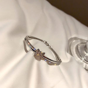 Crystal Bangle Rhinestone Arm Bracelet Party Gift