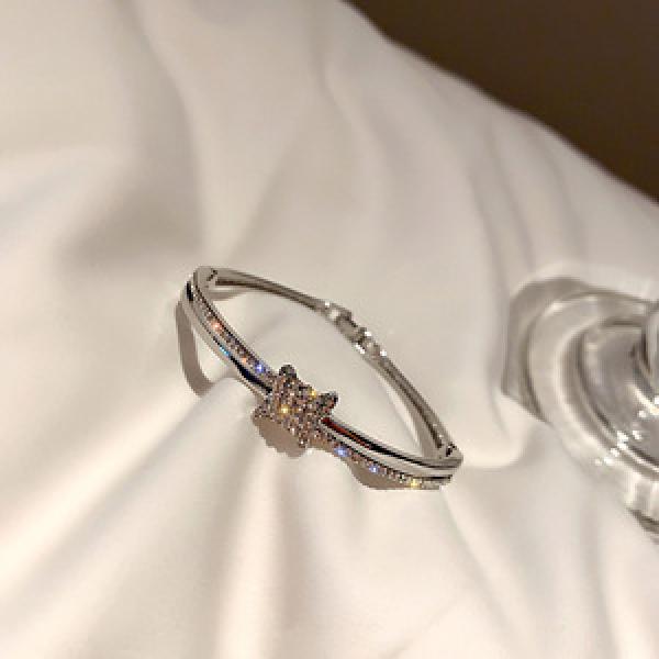 Crystal Bangle Rhinestone Arm Bracelet Party Gift