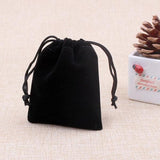 20pcs 8*10cm Velvet Jewelry Bags Drawstring Suede Pouches