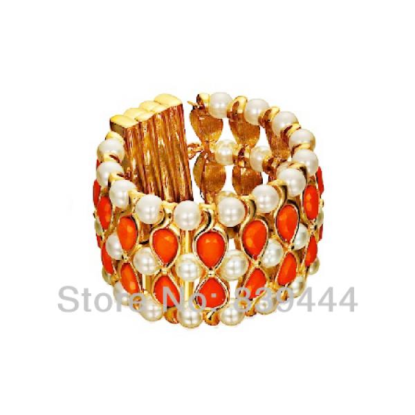 Colorful Glass Stone Bracelet