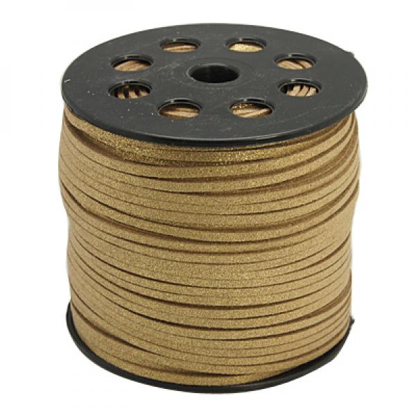 Tan Faux Suede Cord 3mm 100 yards