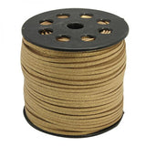 Tan Faux Suede Cord 3mm 100 yards