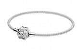 925 Silver Star Pan Bracelet DIY Jewelry Holiday Bracelet
