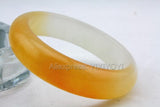 15-18mm Yellow Jade Lucky Bangle Girl's Gift Bangles Jewelry