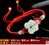 Jade Hand-woven Zodiac Red String Bracelet