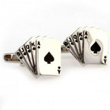 Cards Cufflink Cuff Link 2 Pairs Promotional Offer