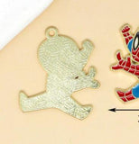 60 Pcs Metal Charm Pendants for Jewelry Making