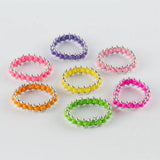 Colorful Beaded Kids Bracelet with Star Charm