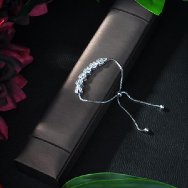 Heart Adjustable Bracelet Women Charm Bracelet Party Jewelry Gift