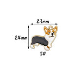 50 Dog Pendants Charms for Jewelry Making DIY Accessories