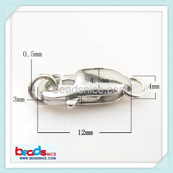 925 Sterling Silver Lobster Clasp for DIY Bracelet Chain Making