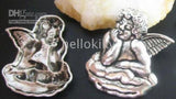 150PCS Tibetan Silver Angel Charms