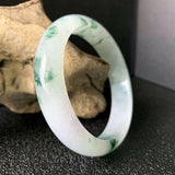 Zheru Jewelry Natural Myanmar Jadeite 54-64mm Bracelet Princess Jewelry