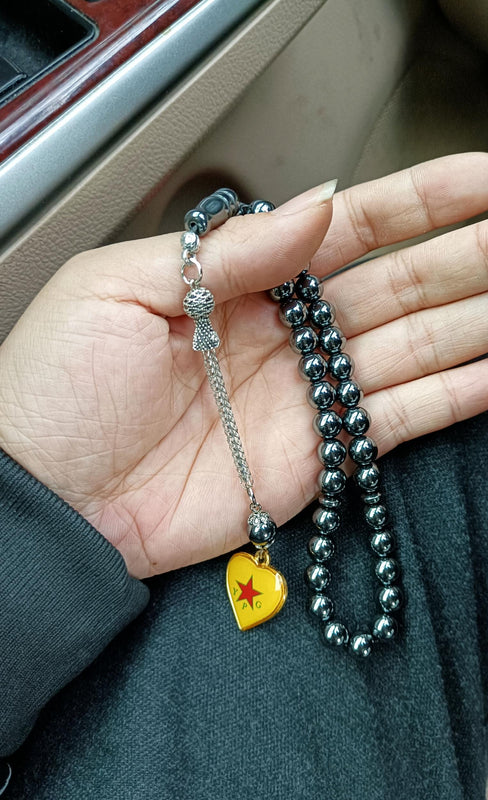 Kurdish Necklace Prayer Beads Tasbih Kurdistan Map Car Hanging