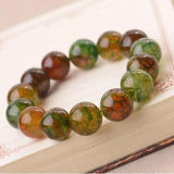 Red Jade Bracelet Dragon Scale Agate Beaded Bracelet