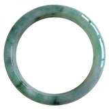 Natural Myanmar Jadeite Light Flower Bracelet 54-64mm Princess Jewelry