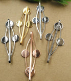 Hairpin Hair Clips Base Round Bezel Resin Cabochons DIY Stuffs