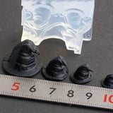 Clear Silicone DIY Witch Hat Mold For Epoxy Resin Jewelry Making Craft Tools