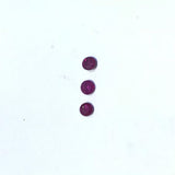 3mm Natural Ruby Loose Gemstone for Jewelry DIY - 100% Real Africa Ruby