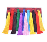 Satin Bohemian Tassel Supplies Large Thick Silk Tassel Jewelry Supplies
