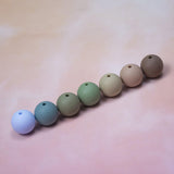 100 PCS Silicone Beads Baby Teething Toys DIY Pendant