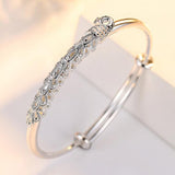 925 Silver Bracelet Phoenix Bangle Adjustable Gift