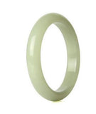 Women's Jadeite Bracelet Natural Charm Jewelry Hand Carved Round Bangle