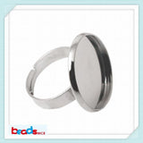 Adjustable Ring Base 18mm Blanks for DIY Jewelry