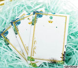 100pcs Mini Card Jewelry Display Paper Tags