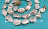 Big 17mm Baroque Keshi Reborn Pearl Necklace