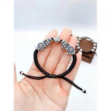 Retro Hand-Woven Pixiu Bracelet for Men and Women