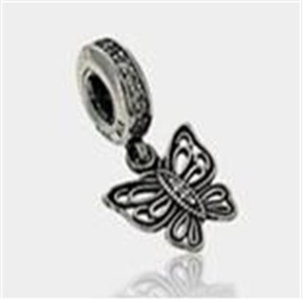 Sterling Silver DIY Butterfly Charms for Snake Chain Bracelets